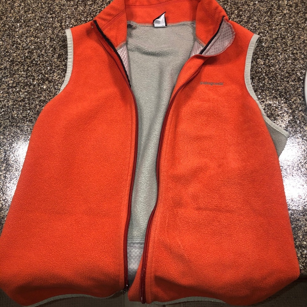Patagonia running fleece vest